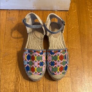 Boden Red and Pink Espadrilles Vibrant Summer Style